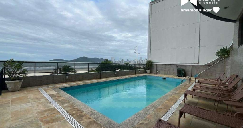 Aluguel anual: Apartamento de frente ao mar de 2 dormitórios em Balneário Camboriú