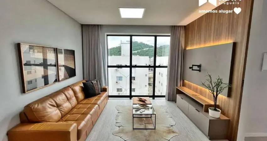 Locação anual: apartamento 1 suíte, churrasqueira, mobiliado e 1 vaga privativa. no bairro das nações em balneário camboriú