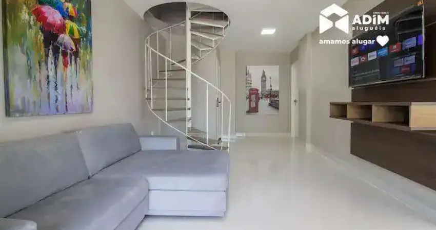 Aluguel anual: cobertura duplex de 4 quartos sendo 3 suítes no centro de balneário camboriú