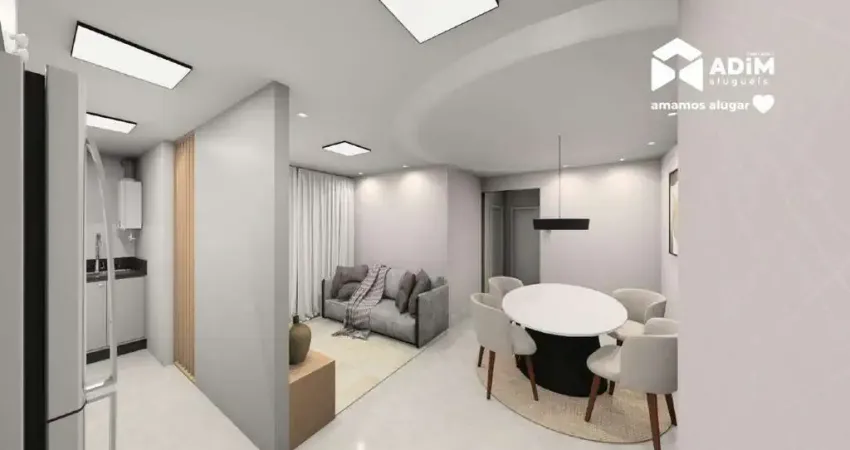 Aluguel anual: apartamento novo semi mobiliado sendo 2 quartos no centro de balneario camboriu