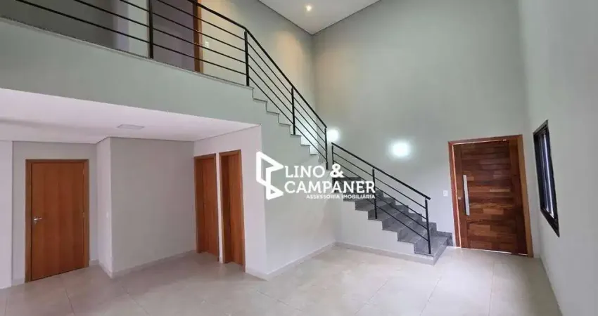 Casa com 3 dormitórios para alugar, 190 m² por r$ 6.500/mês - condomínio parque tauá - araçari - londrina/pr