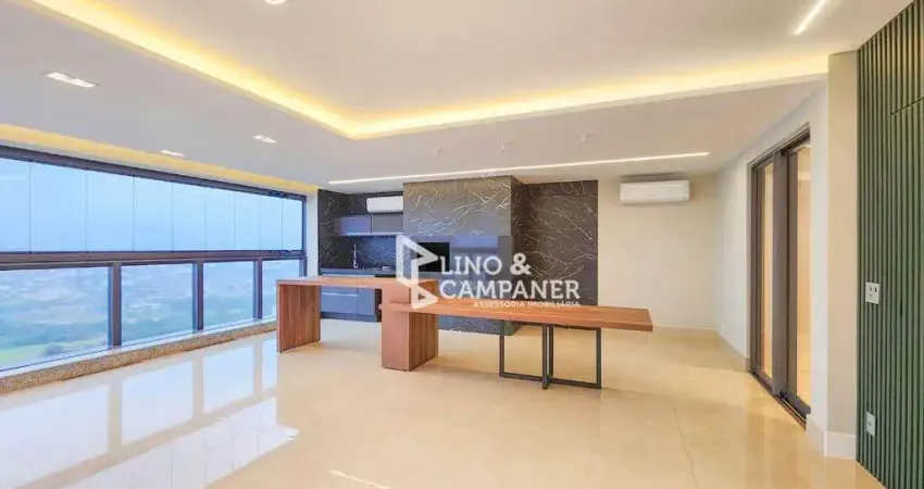 Apartamento com 3 suítes para alugar, 216 m² por r$ 16.000/mês - edifício grand palais - londrina/pr