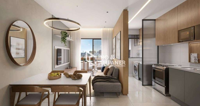 Apartamento com 2 dormitórios à venda, 56 m² por R$ 498.000,00 - Aurora - Londrina/PR