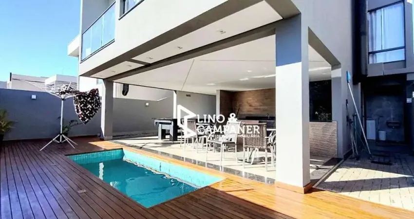 Residência exclusiva no condomínio aranguá com 3 dormitórios sendo 01 suíte, piscina aquecida e área gourmet!