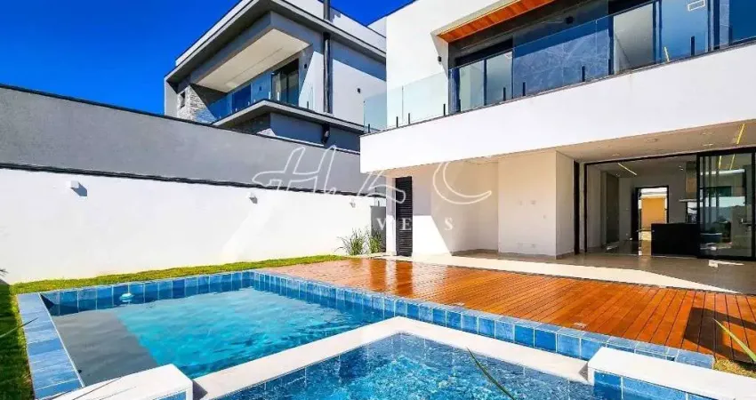 Casa em condomínio para venda em jundiaí no brisas jundiaí, recém construida - t