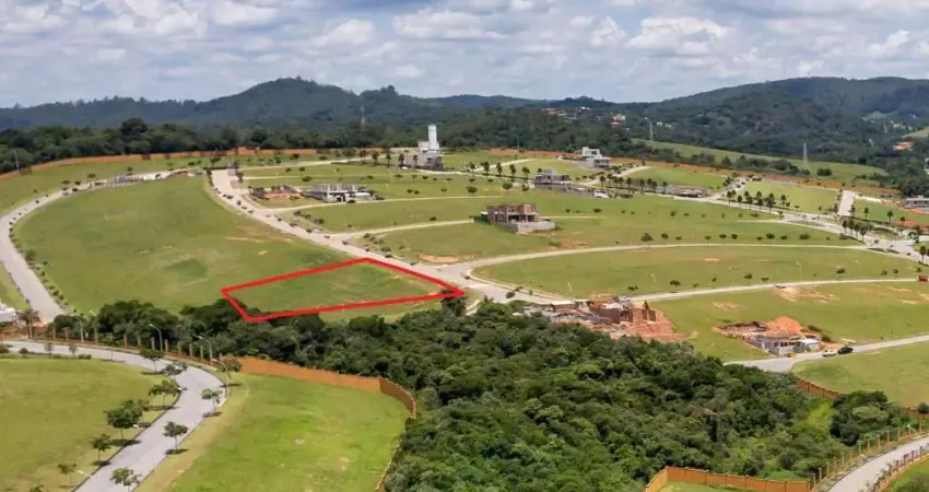 Terreno à venda 960m² alphaville jundiaí | maior terreno do condomínio - declive