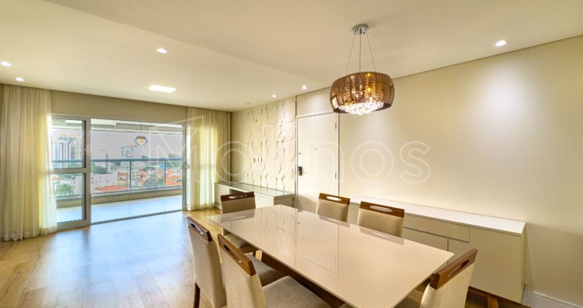 Apartamento Tatuapé - 127 m² - 3 suites - Varanda Gourmet
