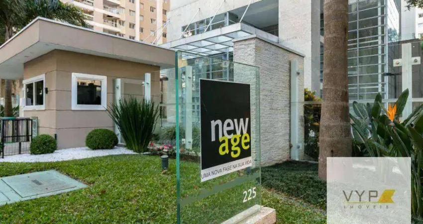 Apartamento com 2 dormitórios para alugar, 66 m² por R$ 4.756,67/mês - Portão - Curitiba/PR