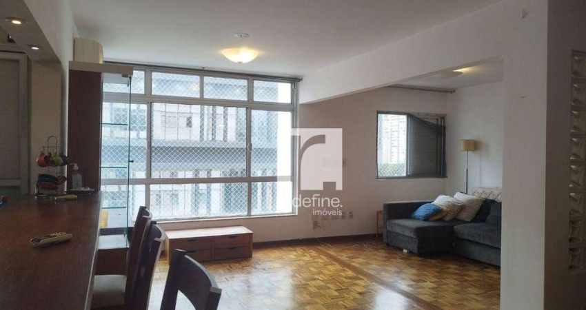 Apartamento com 1 dormitório para alugar, 106 m² por R$ 9.926/mês - Itaim Bibi - São Paulo/SP