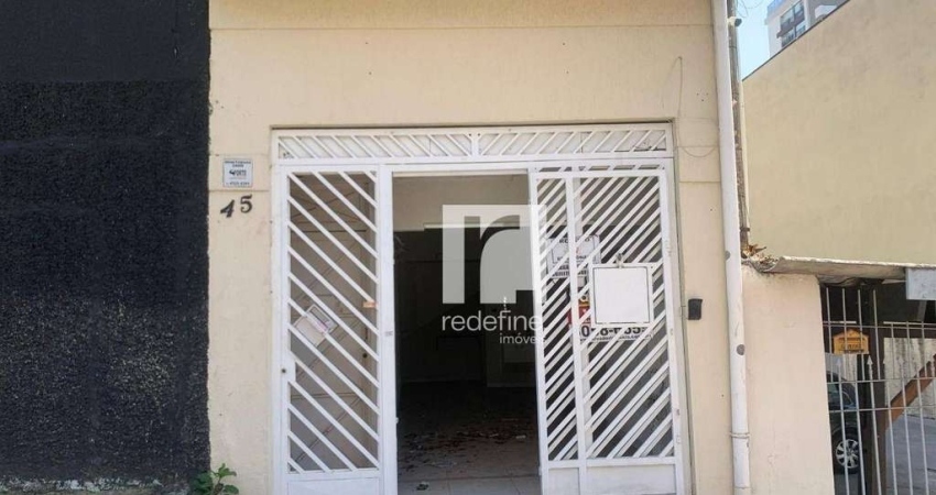 Imóvel comercial para Venda ou Locação com 90m² – Rua Acarajé, Ipiranga/SP  Venda: R$ 671.000,00 – Locação Total: R$ 4.012,50