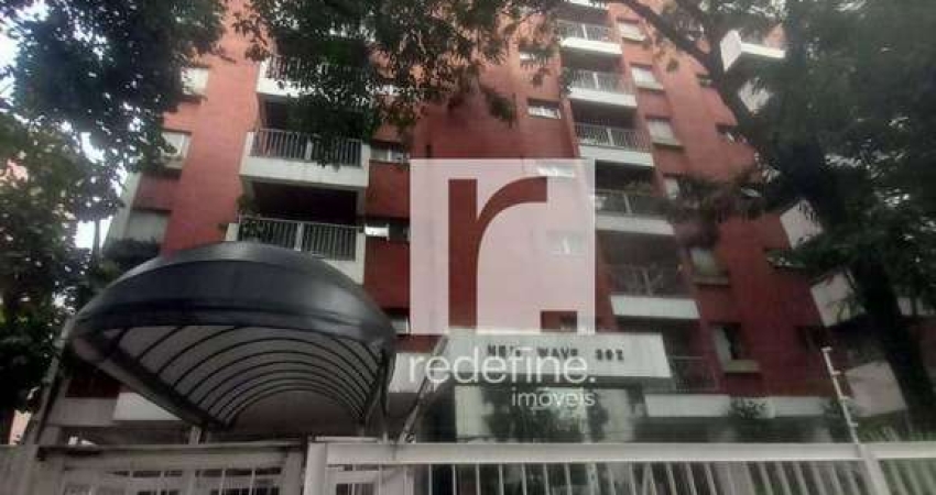 Apartamento em Indianópolis com 45m² 01 dormitório e vaga de garagem, disponível para Locação. PACOTE: R$ 4.347,41