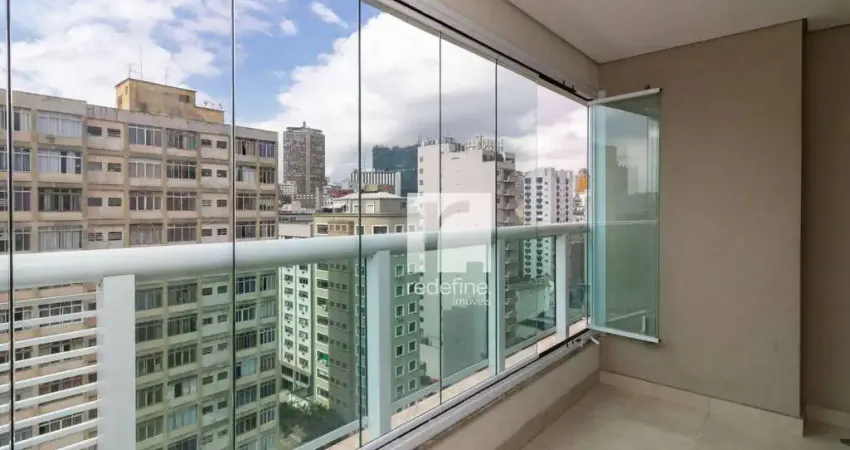 Apartamento com 1 dormitório para alugar, 39 m² por R$ 4.211/mês - Vila Buarque - São Paulo/SP