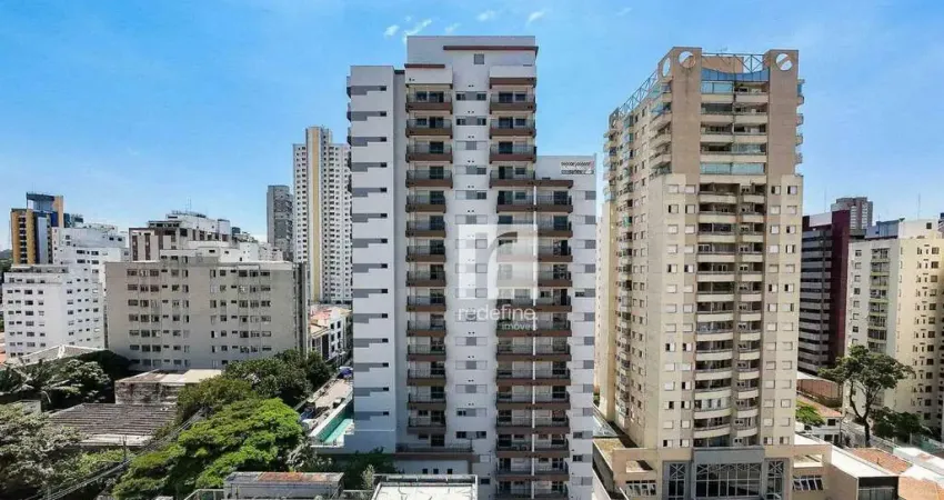 Apartamento com 2 dormitórios para alugar, 38 m² por R$ 3.850/mês - Rua Doutor Virgilio de Carvalho Pinto, Pinheiros - São Paulo/SP