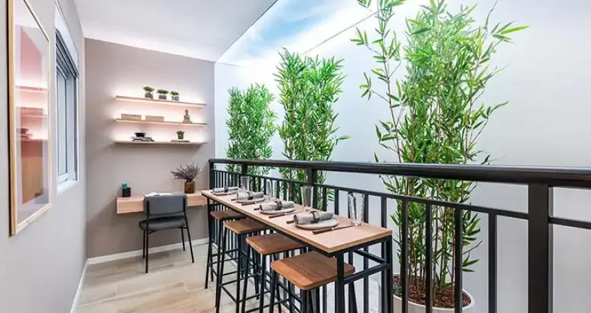 Apartamento com 2dorms e a maior varanda na Zona Sul