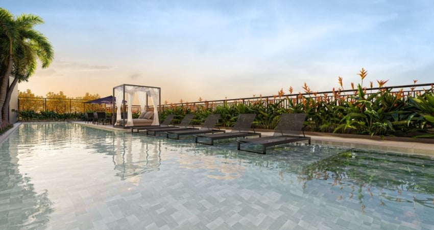APARTAMENTO 45M², 2 DORMS (1 SUÍTE), SACADA E VAGA NO ALTO DA BOA VISTA