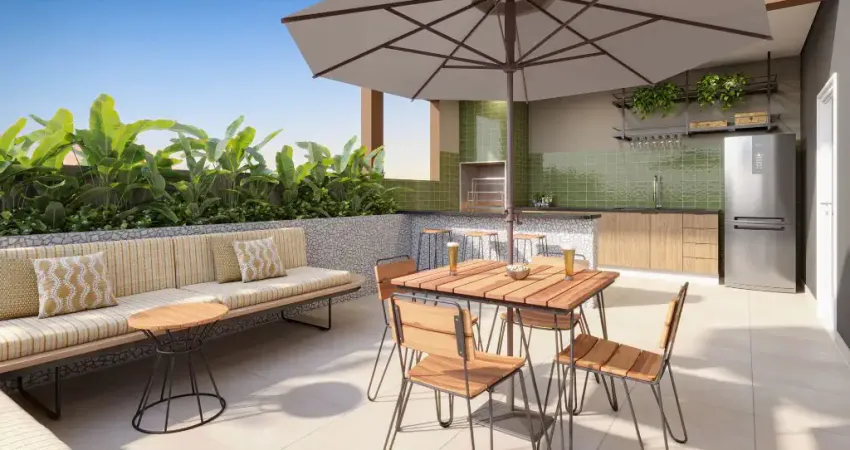 Apartamento Premium no Brás – 33m², 1 suíte com varanda