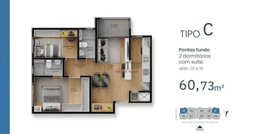 Apartamento localizado no Centro/Canoas