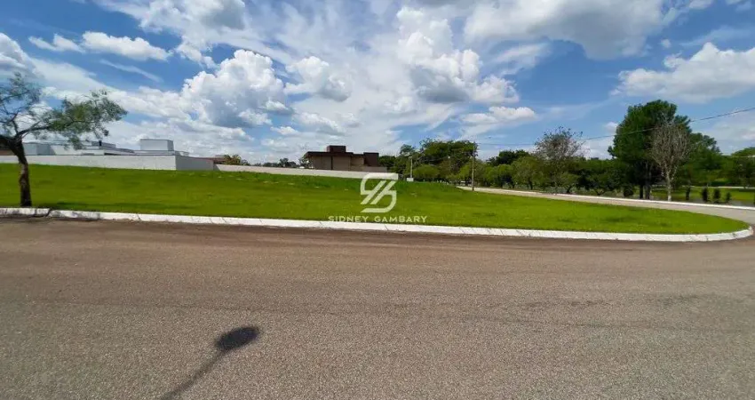 Lote com 854m² vista para o lago no condomínio Evidence em Araçoiaba da Serra/SP