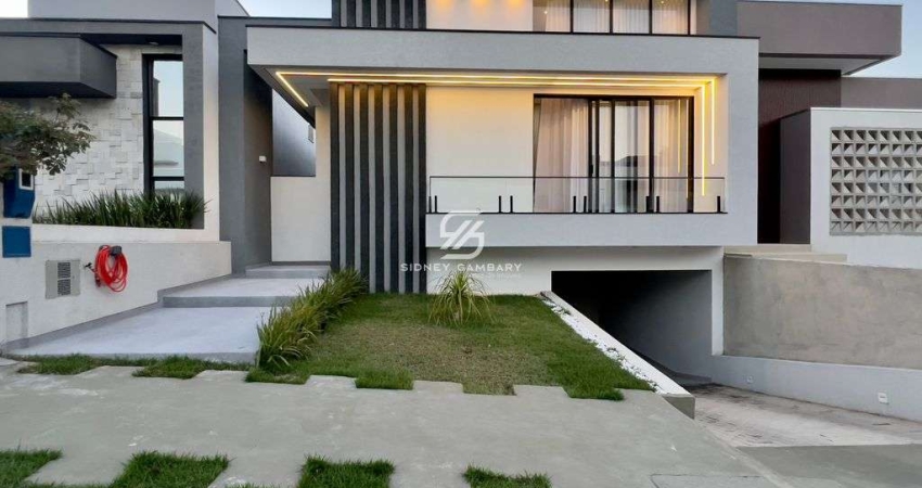 Casa assobradada recém construída com 3 suítes no condomínio Sun lake