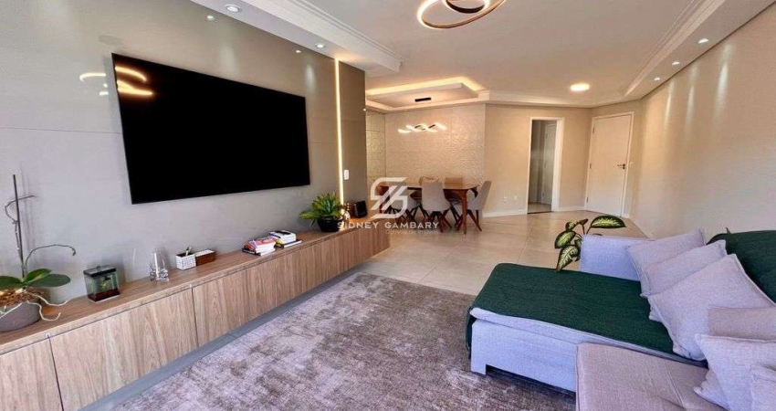 Apartamento espaçoso com 3 quartos, 118m², reformado no Jardim Emília.