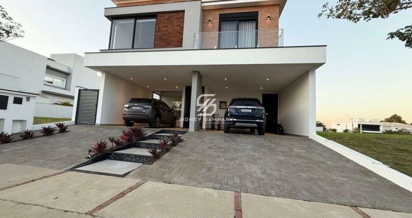 Casa impecável com 4 amplas suítes no condomínio Giverny em Sorocaba/SP.