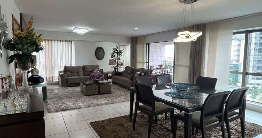 Apartamento 214m², com 4 suítes e 3 vagas na Ribeira