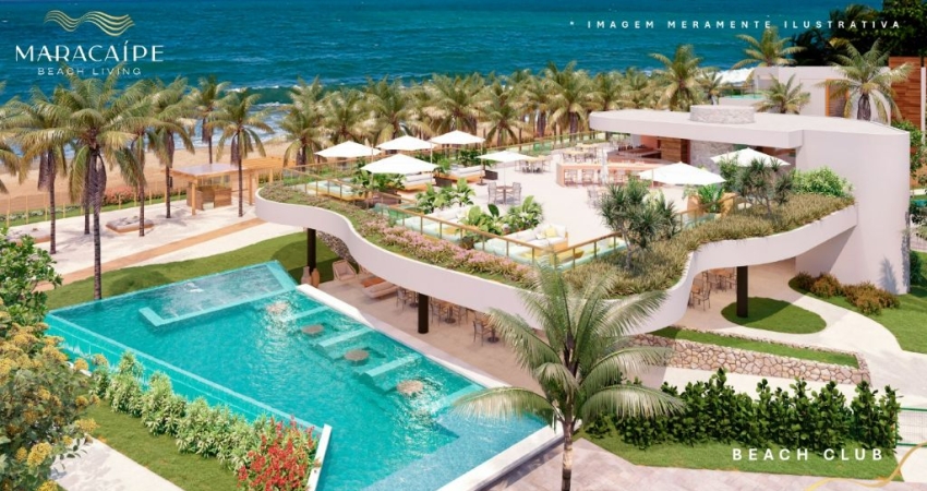 FLAT STUDIO NO MARACAIPE BEACH LIVING ULTIMAS UNIDADES