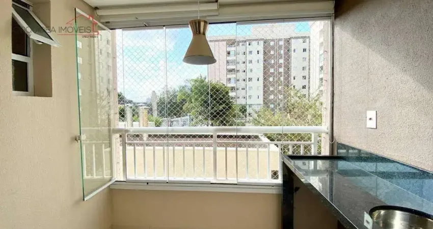 Apartamento 3 quartos 1 suíte Vila Caraguata | Lazer completo | 1 vaga | repleto de armários | Compre alugado