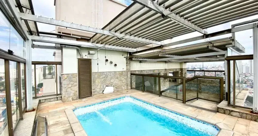 Cobertura duplex moinho velho | 4 vagas | área gourmet com piscina | metrô sacomã | agende a sua visita