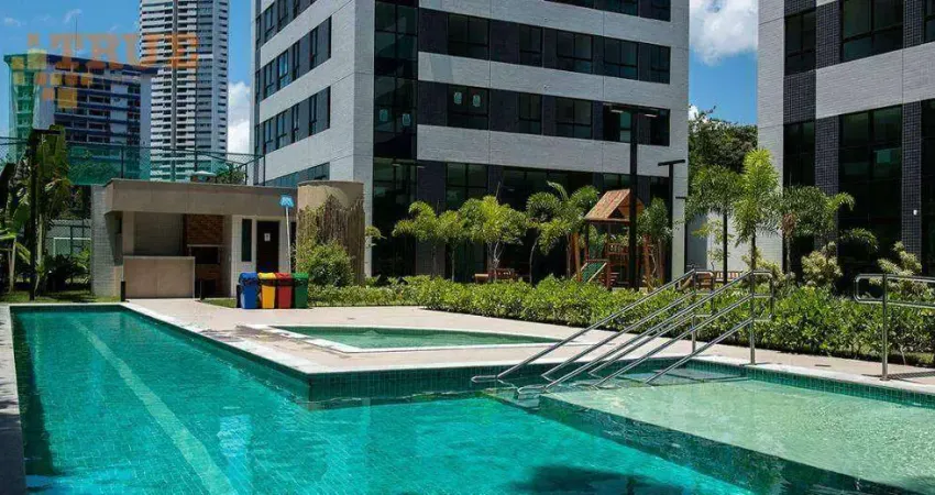 Contato  0.8.1.9.9.1.7.8.0.2.2.7   Flat com 1 dormitório para alugar, 32 m² por R$ 3.700/mês - Parnamirim - Recife/PE