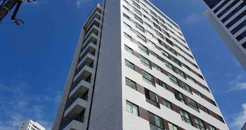 Apartamento com 1 dormitório à venda, 35 m² por R$ 295.000,00 - Madalena - Recife/PE