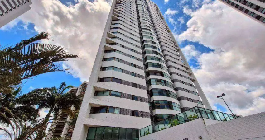 APARTAMENTO EM APIPUCOS COM ÁREA DE LAZER ESPETACULAR COM 4STES, 172M², ANDAR ALTO E 3 VAGAS.