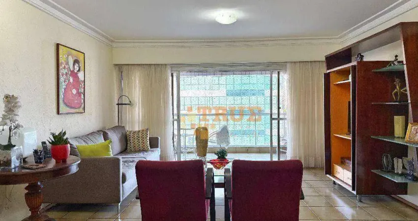 Apartamento com 3 dormitórios à venda, 180 m² - jaqueira - recife/pe