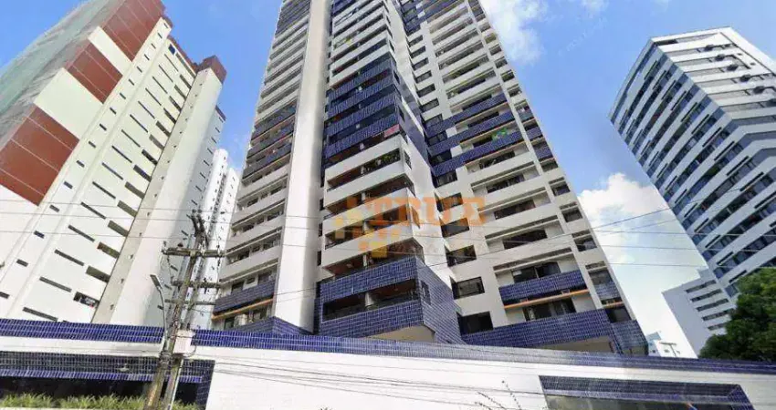 Apartamento com 3 dormitórios à venda, 130 m² por r$ 1.200.000,00 - jaqueira - recife/pe