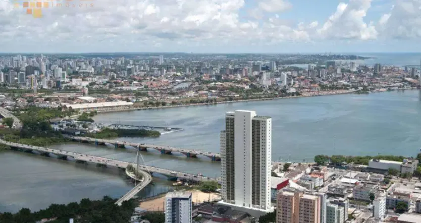 Apartamento com 2 dormitórios para alugar, 49 m² por R$ 4.500,02/mês - Pina - Recife/PE