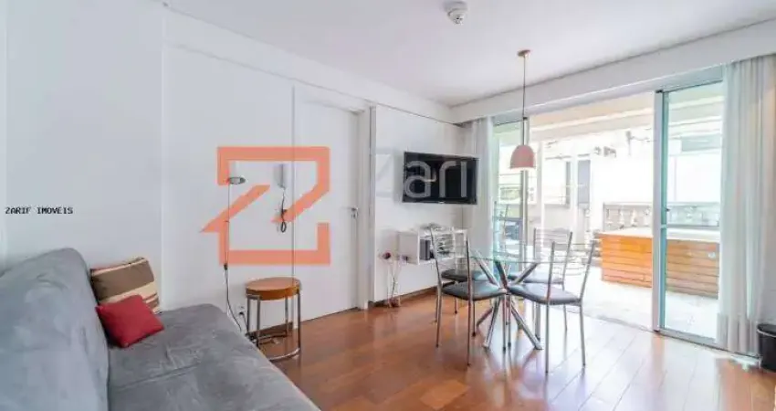VENDO FLAT ESTANCONFOR, APTO DE 61 M ², MOBILIADO,1 DORM, 1 VAGA