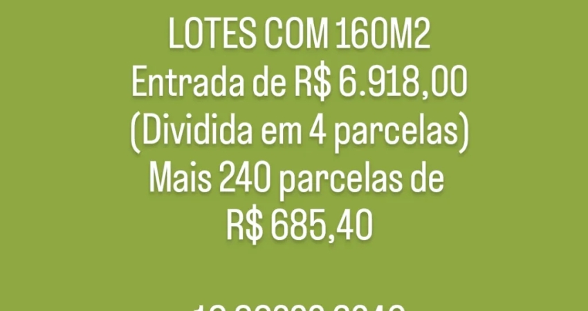 Lotes em Mogj Mirim mesmo se estiver negativado