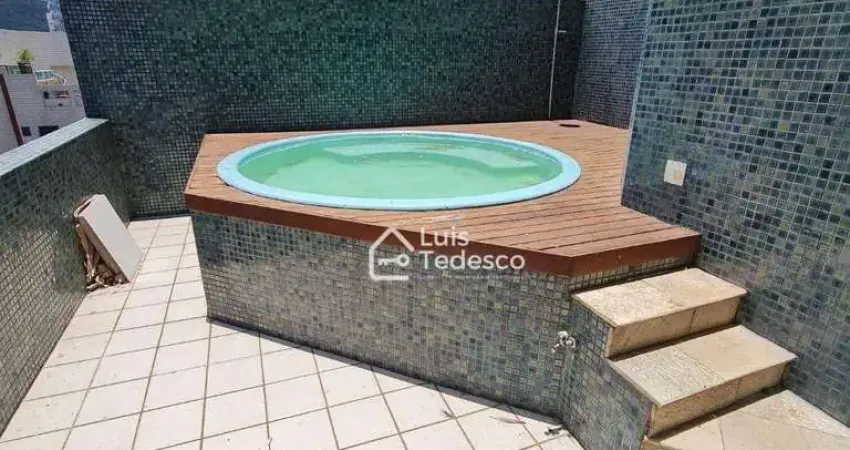 Cobertura com 2 dormitórios à venda, 180 m² por R$ 1.300.000,00 - Pompéia - Santos/SP