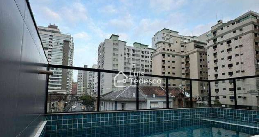 Casa com 3 dormitórios à venda, 283 m² por R$ 2.180.000 - Embaré - Santos/SP