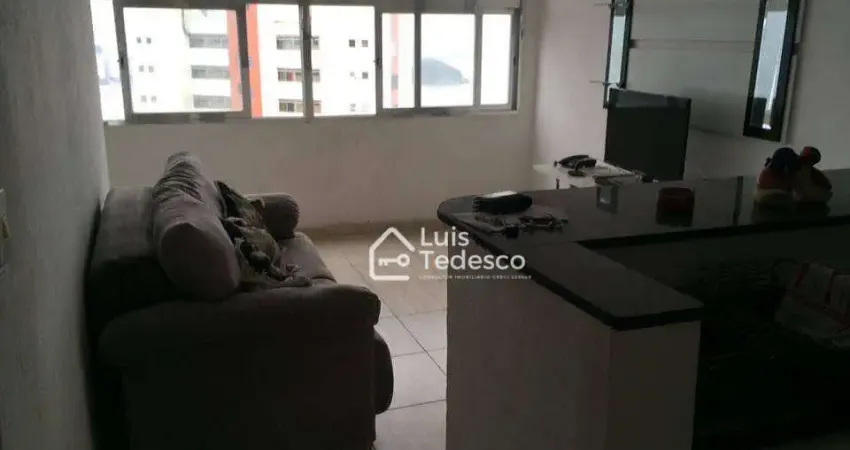 Kitnet com 1 dormitório à venda, 33 m² por R$ 300.000 - Ilha Porchat - São Vicente/SP