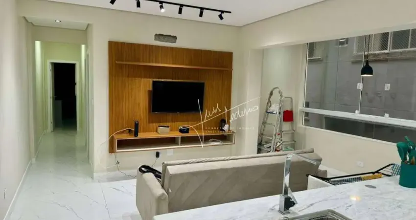 Apartamento com 2 dormitórios à venda, 90 m² por R$ 530.000,00 - José Menino - Santos/SP