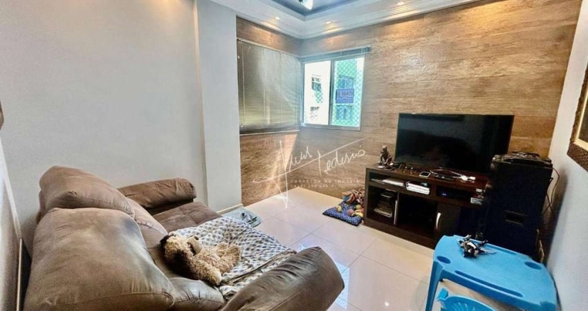Apartamento com 1 dormitório à venda, 45 m² por R$ 400.000,00 - Aparecida - Santos/SP