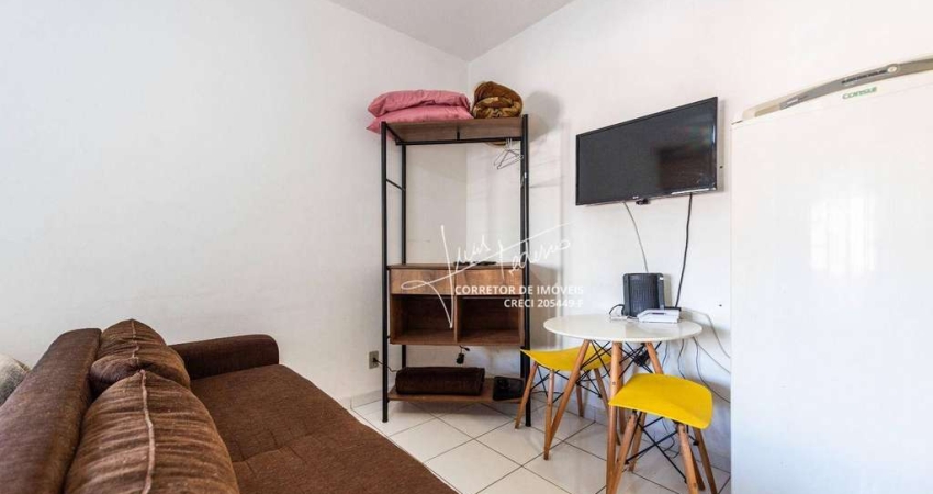 Kitnet com 1 dormitório para alugar, 31 m² por R$ 2.200/mês - Embaré - Santos/SP