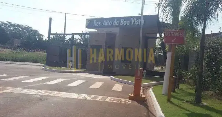 Terreno em condomínio fechado à venda no Residencial Alto da Boa Vista, Araraquara