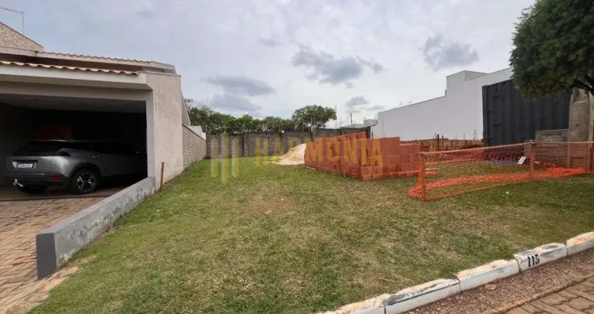 Terreno em condomínio fechado à venda no Jardim Serra Azul, Araraquara 