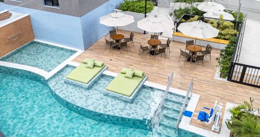 Apart NOVO com 2 quartos (1 suíte), área de lazer completa em Boa Viagem