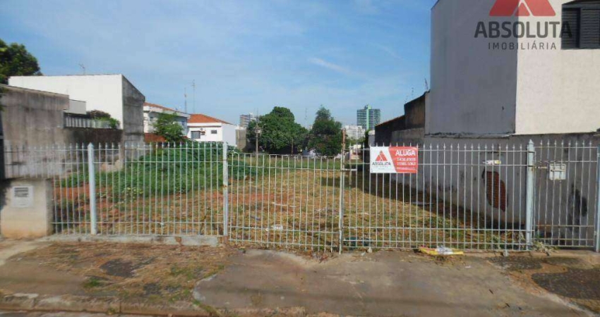 Terreno para alugar, 330 m² por R$ 1.185,00/mês - Vila Medon - Americana/SP