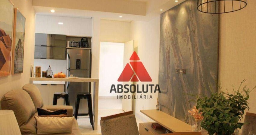 Apartamento com 2 dormitórios à venda, 59 m² por R$ 268.000,00 - Praia azul - Americana/SP