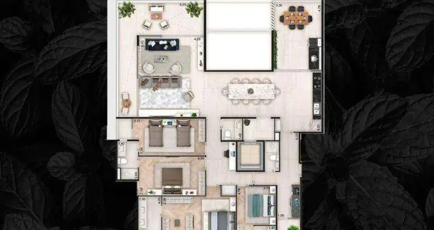 Apartamento com 4 dormitórios à venda, 220 m² - Vila Medon - Americana/SP