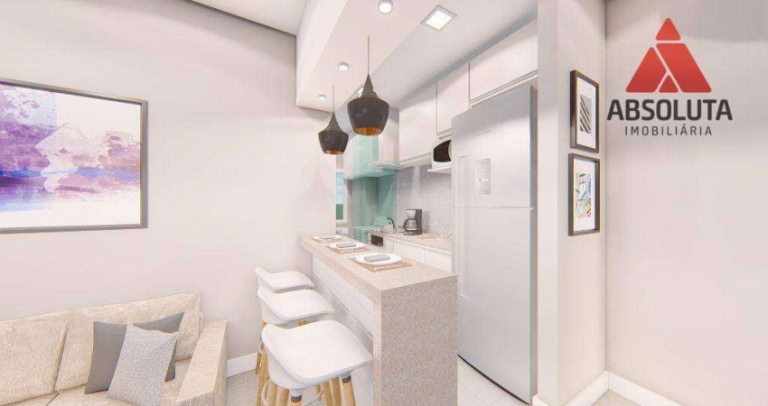 Apartamento com 2 dormitórios à venda, 59 m² por R$ 350.000,00 - Praia azul - Americana/SP